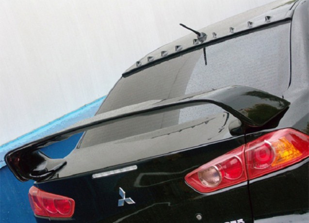 Козырек на заднее стекло с 9 зубьями для Mitsubishi Lancer X (2007-2016) купить недорого с доставкой в Боровичи