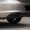 Имитация выхлопа BLACK (черный глянец) для Volkswagen Polo Liftback (2020-2023) купить недорого с доставкой в Боровичи