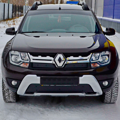 Комплект заглушек "КАРТ" (заглушка №4 + заглушка №5) для Renault Duster рестайлинг после 2015 г.в. купить недорого с доставкой в Боровичи