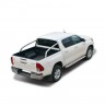 Защита порогов с алюминиевым листом (d63,5) для Toyota Hilux pickup (2017-н.в.)(Окрашенное) купить недорого с доставкой в Боровичи