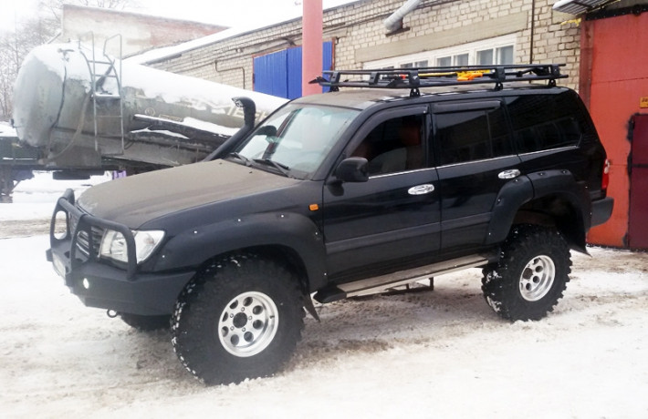 Расширители арок стеклопластиковые на Toyota Land Cruiser 100 (6кг) купить недорого с доставкой в Боровичи