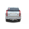 Защита заднего бампера «Уголки двойные» для Mitsubishi Pajero Sport (2017-н.в.)(Нерж. Сталь) купить недорого с доставкой в Боровичи
